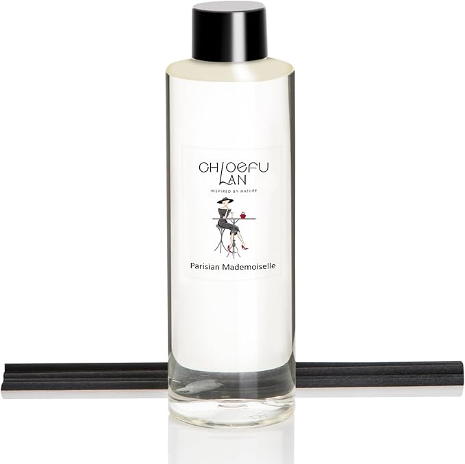Chloefu LAN Parisian Mademoisellt Scented Oil Diffuser Refill 6.76 fl oz by ChloefuLANScentedCandles