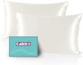Gabire Mulberry Silk King Size Pillow Cases Set of 2, Ultra Smooth Soft Cooling by MulberrySilkPillowcases
