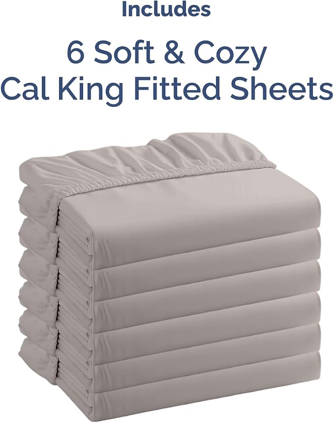 Cal King Size Fitted Bed Sheet - Image 4