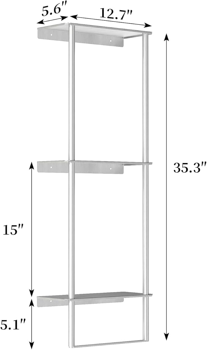 Towel Racks for Bathroom, 3 Tier Towel Rack - Image 6