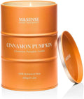 M&SENSE Cinnamon Pumpkin Scented Candles Large, Christmas Soy Candles, 21.2oz by MSENSE
