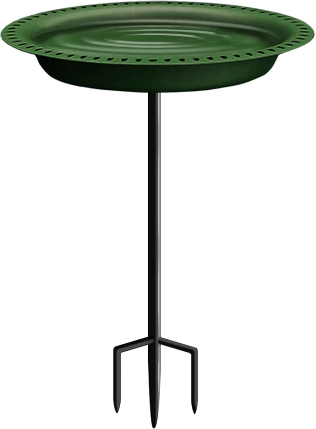Garbuildman Extra-Large Freestanding Birdbath Bowl, Detachable Decoration Spa by Garbuildman