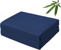 Bamboo Viscose Flat Sheets Only, 400 Thread Count Sateen Weave King Size Flat by ZaizaiHome