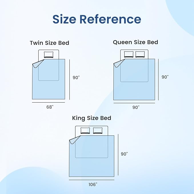 Cozy Bliss Cooling Comforter Twin Size, Cooling Blankets - Image 9