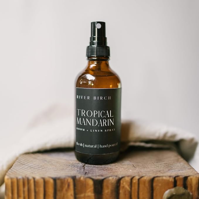 River Birch Tropical Mandarin Scented Linen and Room Spray | Home Fragrance | 4 - Image 4