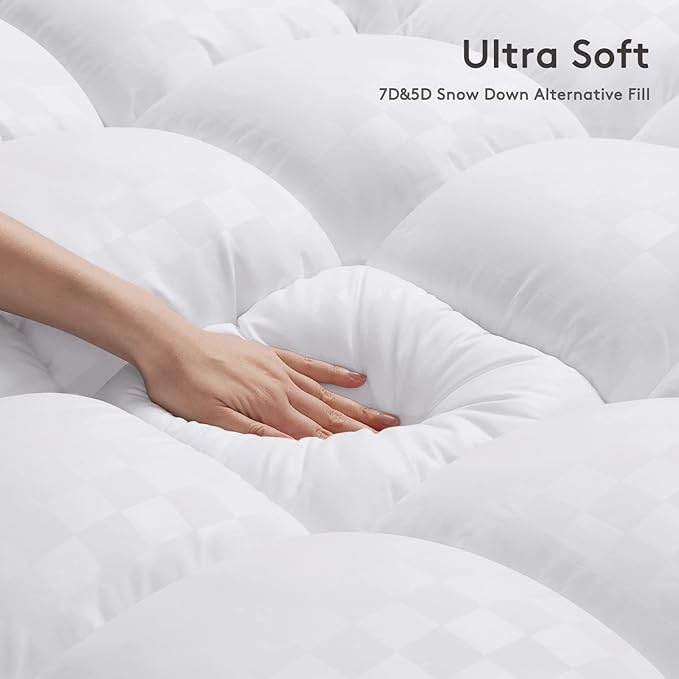 SameBed Mattress Topper Twin, Extra Thick Mattress Pad Cover - Image 5
