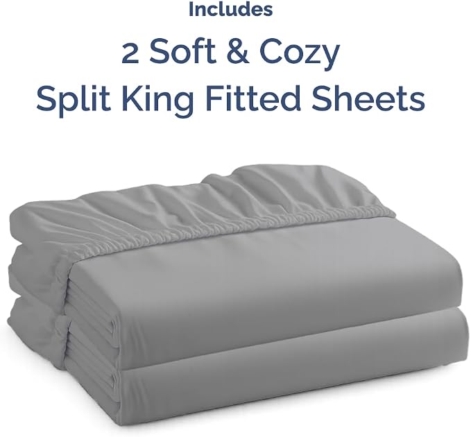 Split King Fitted Bed Sheet - Image 4