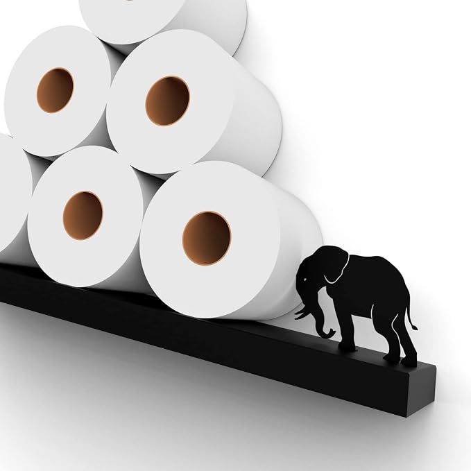 Artori Floating Toilet Paper Shelf Storage - Image 5