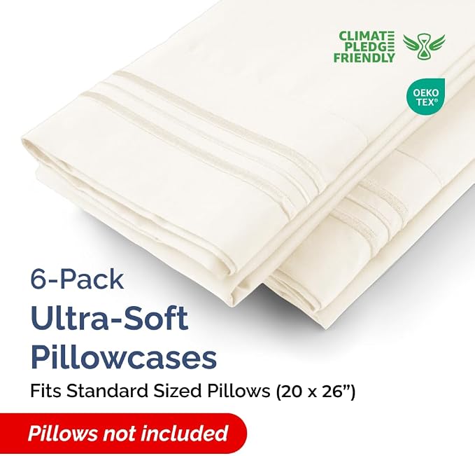 Standard Pillow Cases Set of 6 - Image 2
