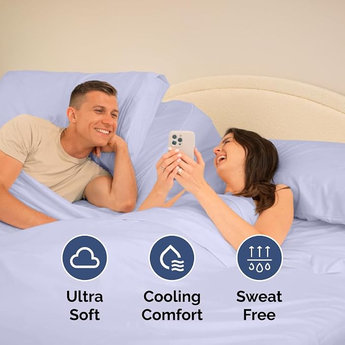 Flex Top Split Head King 4 Piece Sheet Set - Image 5