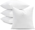 puredown® 16x16 Feather Down Pillow Inserts, 4 Pack Throw Pillow Inserts by Puredown
