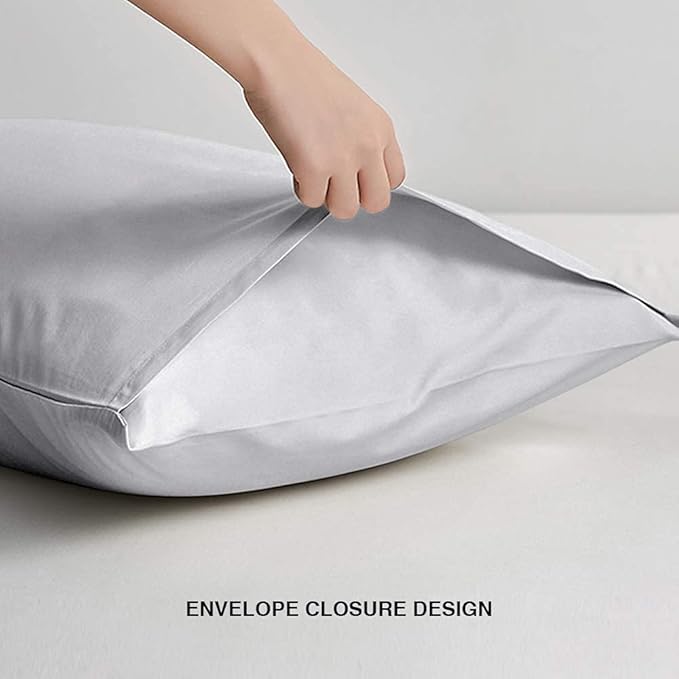FLXXIE King Pillow Cases Set of 2, Soft Microfiber Pillow Covers - Image 3