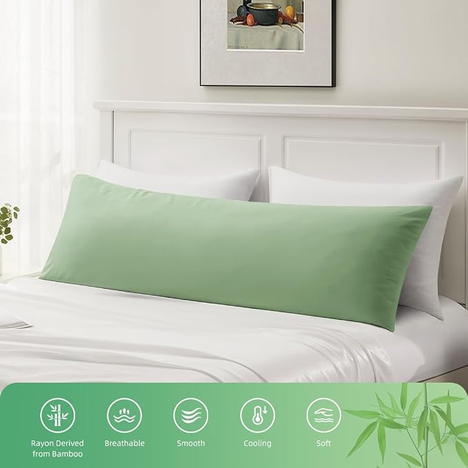 Body Pillowcase, Cooling Viscose from Bamboo Pillow Cover - Image 5