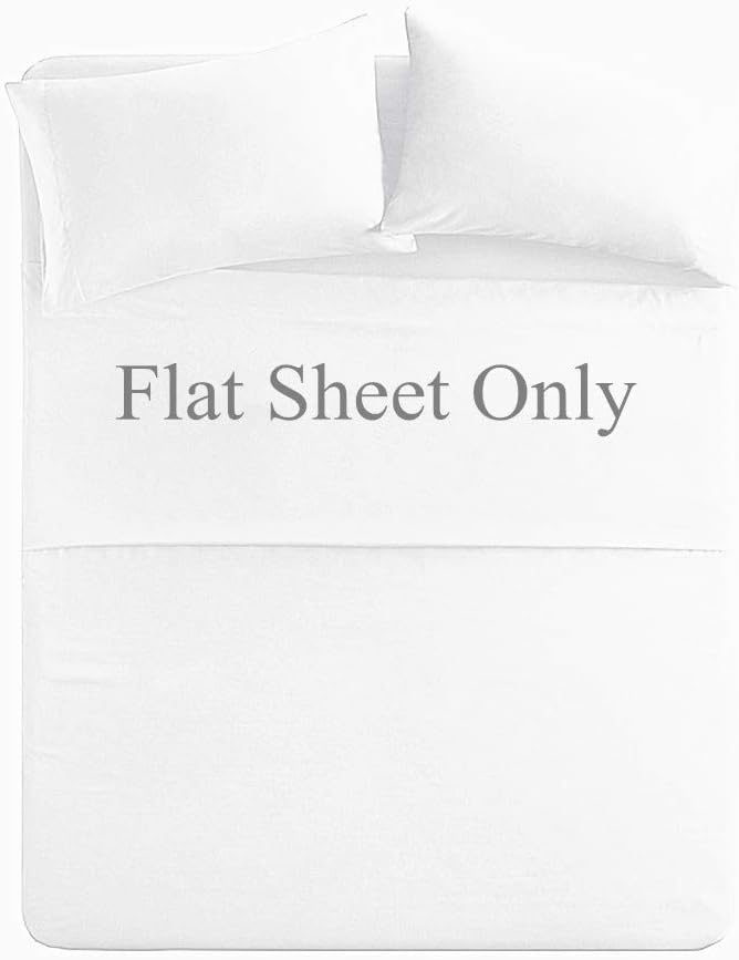 Queen Size Flat Sheet Single by Unknown