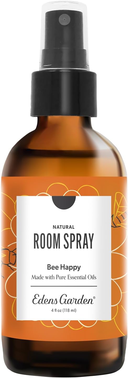 Edens Garden Bee Happy Room Spray, All Natural & Made by EdensGarden