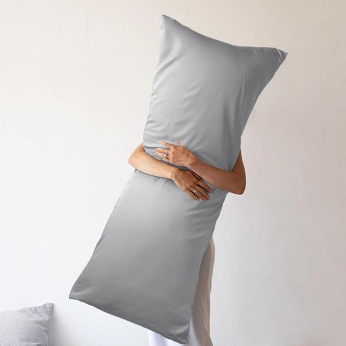 WishSmile Body Cooling Pillowcase Long Pillow Case Breathable Cool Silky Soft - Image 5