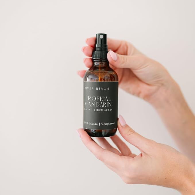 River Birch Tropical Mandarin Scented Linen and Room Spray | Home Fragrance | 4 - Image 2