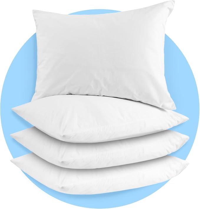 Avalon Bedding Pillow Cases Standard Size White Pillow Cases Set of 4 Cotton - Image 8