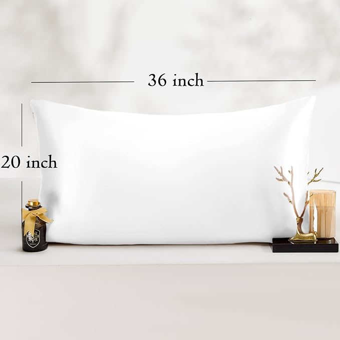 King Satin Pillowcase for Hair 2pc, Similar to Silk Pillow Cases, Easier Care - Image 5