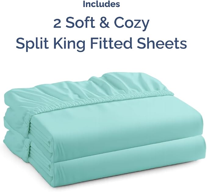 Split King Fitted Bed Sheet - Image 4