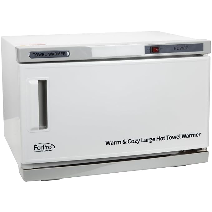 ForPro Warm & Cozy Hot Towel Warmer, Large 16L Capacity Cabinet, Stainless - Image 2