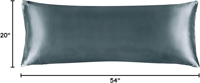 BEDELITE Satin Body Pillow Cover, Super Soft and Cooling Body Pillow Pillowcase - Image 8