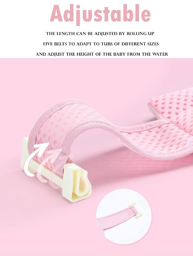 Baby Bath Support Mesh Pad Newborn Bath Tub Seat Net Non-Slip Baby Tub Mat - Image 4