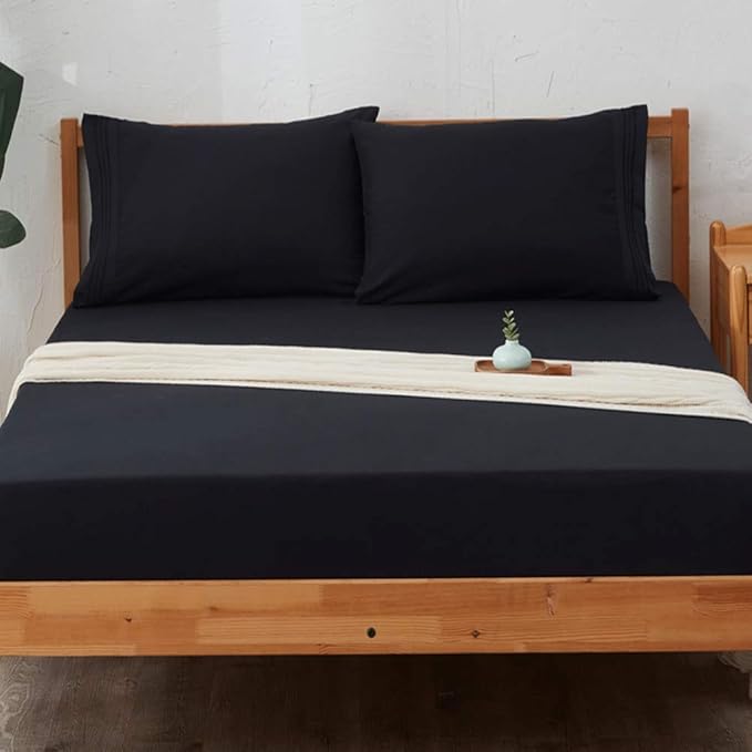 SONORO KATE Bed Sheet Set Super Soft Microfiber 1800 Thread Count Luxury - Image 3