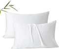 4 Pack Cooling Pillow Cases, Viscose Derived from Bamboo Pillow Protectors King by ShunjieHome