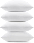 puredown® 12x20 Feather Down Pillow Inserts, 4 Pack Lumbar Pillow Inserts by Puredown