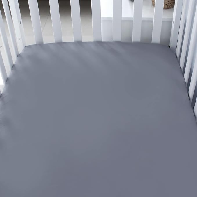 Biloban Crib Sheets Fitted, 2 Pack Crib Sheet Fits - Image 2