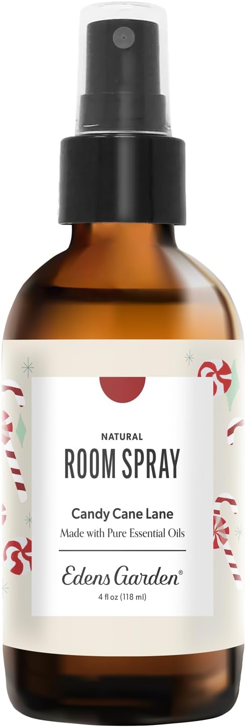Edens Garden Candy Cane Lane Natural Room & Linen Spray – 100% Pure Essential by EdensGarden
