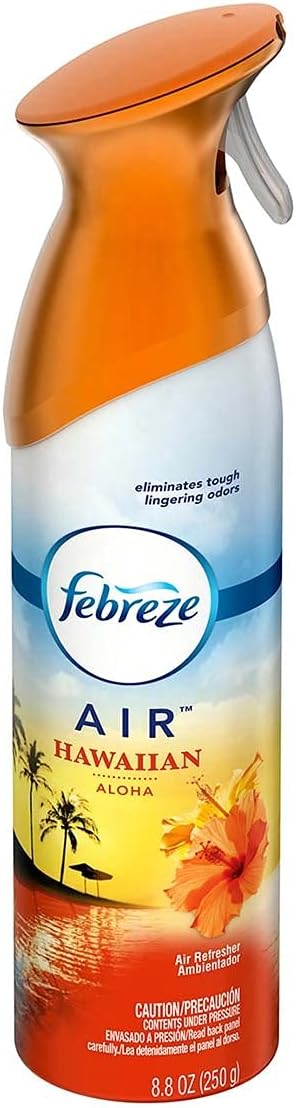 Febreze Air Freshener and Odor Eliminator Spray, Linen & Sky and Hawaiian Aloha - Image 2
