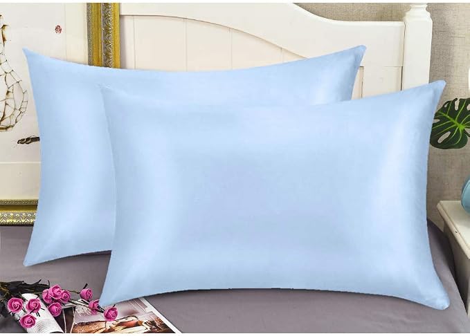 Jocoku 100% Mulberry Silk Pillowcases Set of 2 - Image 6