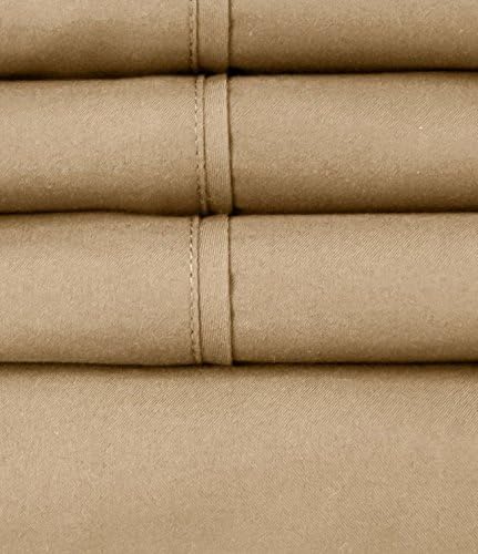 Queen Sheets Taupe - Image 8