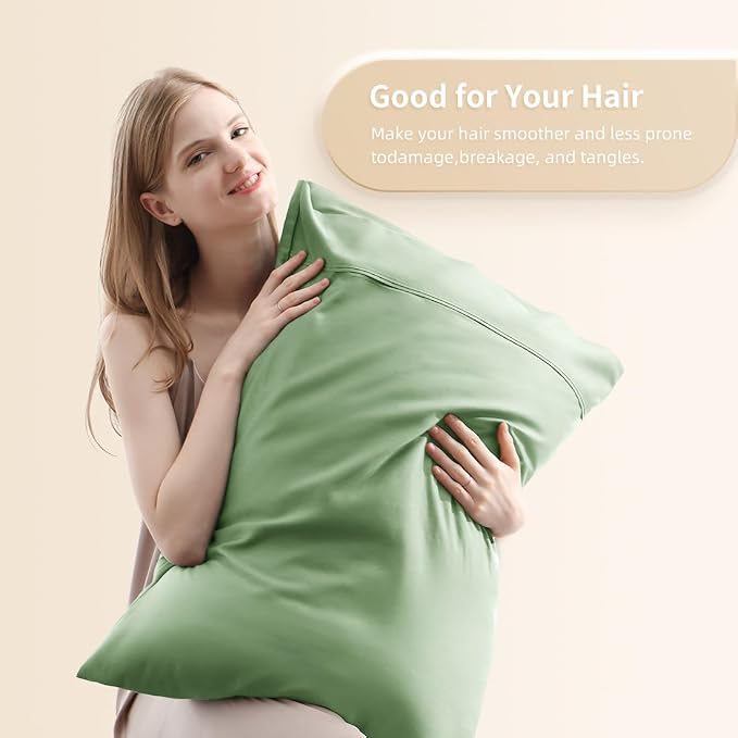 Queen Pillowcases, Cooling Viscose from Bamboo Pillow Covers - Image 2