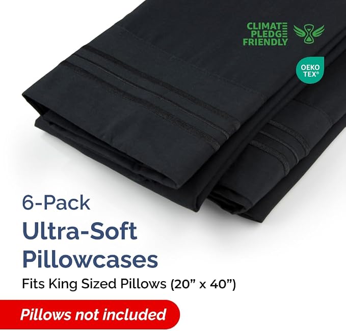 King Pillow Cases Set of 6 - Image 2