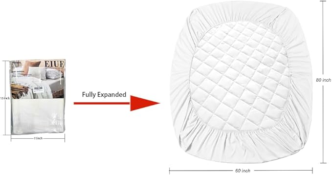 EIUE Quilted Mattress Pad - Image 7