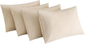 MINIPANDA Beige King Size Pillow Cases Set of 4 by Unknown