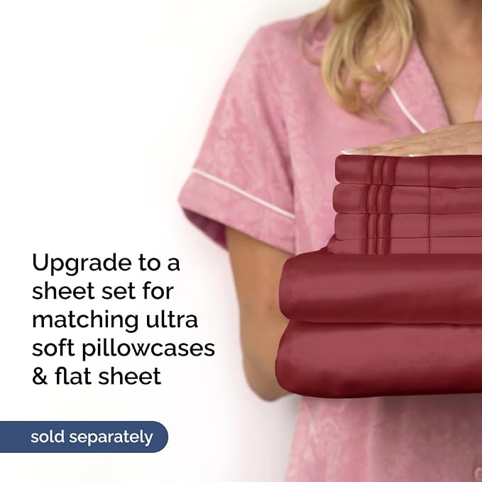 Extra Deep Full 400 Thread Count Cotton Fitted Sheet - Image 7