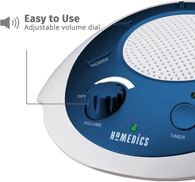 Homedics SoundSleep White Noise Sound Machine, Small Travel Sound Machine - Image 5