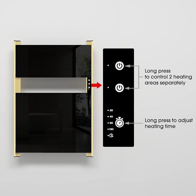 Heated Towel Rack for Bathroom, Towel Warmer - Image 7
