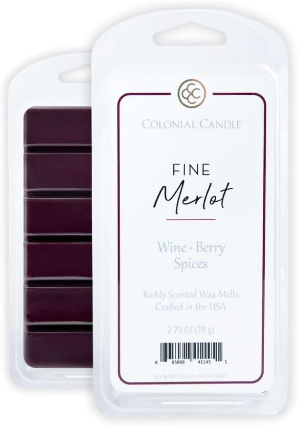 Colonial Candle Fine Merlot Wax Melts, Wax Melt Warmer Cubes, Long Lasting - Image 3