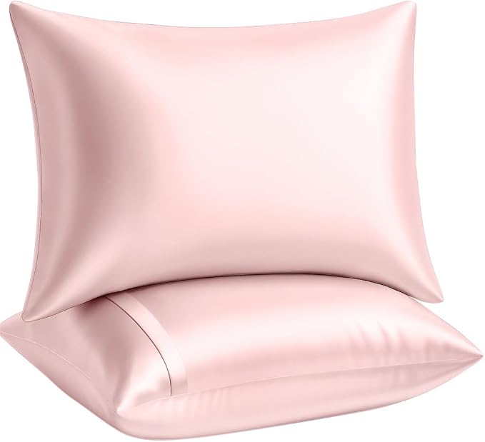 BLISSFORD Pink Satin Pillowcase - Image 9