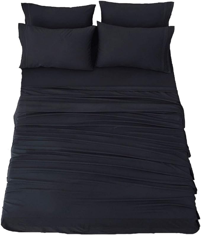 SONORO KATE Bed Sheet Set Super Soft Microfiber 1800 Thread Count Luxury by SONOROKATE