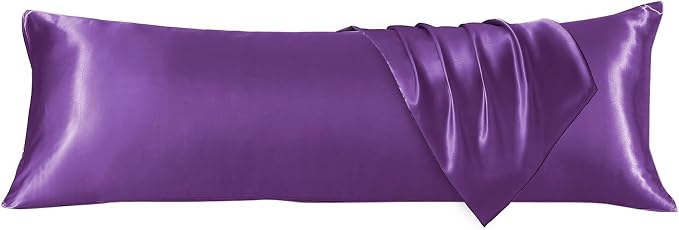 HUXMEYSON Body Pillow with Satin Pillowcase, Body Pillow - Image 9