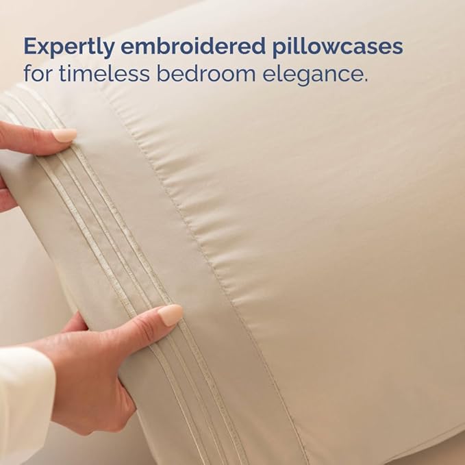 Flex Top Split Head King 4 Piece Sheet Set - Image 7