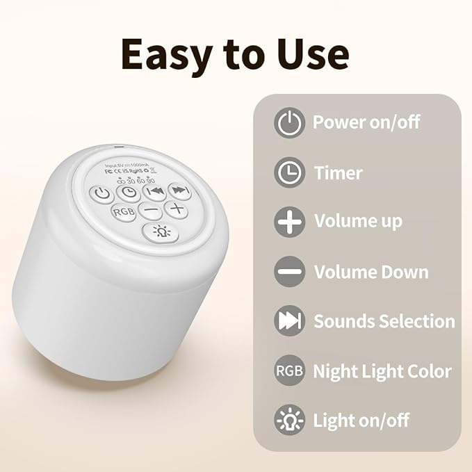Portable White Noise Machine Mini Sound Machine - Image 6