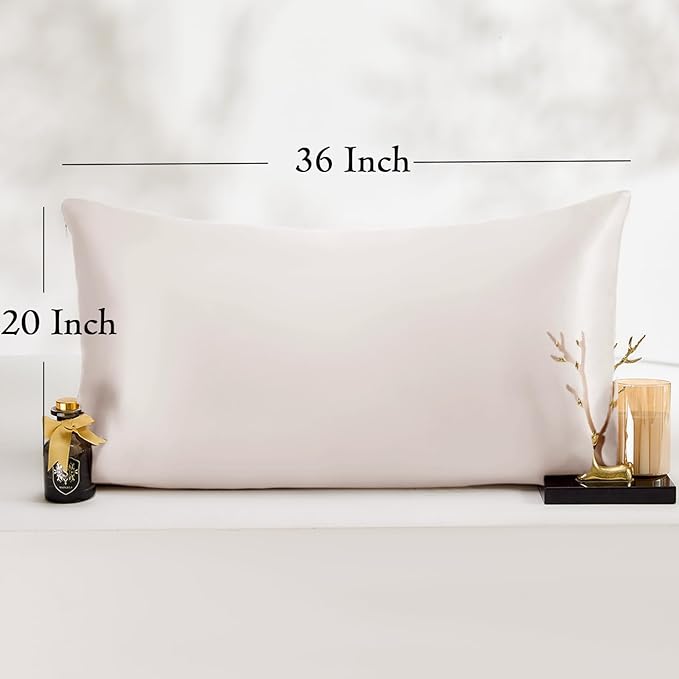 King Satin Pillowcase for Hair 2pc, Similar to Silk Pillow Cases, Easier Care - Image 6