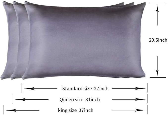 Jocoku 100% Mulberry Silk Pillowcases Set of 2 - Image 8